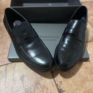 Men's Leather Slip-On Dress Shoes - Size 12